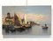 Jan Van De Helder, Petit Port Animé, óleo sobre lienzo, siglo XX, Imagen 2