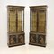 Georgian Style Lacquered Chinoiserie Bookcases, 1970s, Set of 2 1