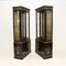 Georgian Style Lacquered Chinoiserie Bookcases, 1970s, Set of 2 4