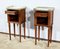 Small Louis XVI Mahogany Bedside Tables, 1950s, Set of 2 4