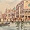 Venecia, 1904, óleo sobre lienzo, enmarcado, Imagen 2