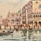 Venezia, 1904, Olio su tela, Incorniciato, Immagine 2