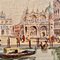 Venecia, 1904, óleo sobre lienzo, enmarcado, Imagen 9