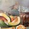 Artiste Biedermeier, Nature Morte Aux Fleurs et Fruits, Début du 19ème Siècle, Peinture à l'Huile, Encadrée 7