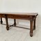 Large Antique Italian Dining Table in Walnut, 1880s 12