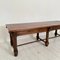 Large Antique Italian Dining Table in Walnut, 1880s 9