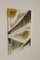Textile Sculpture Board with Wave and Relief Effect in Charcoal and Yellow Shades 7