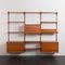 Teak Wall Unit with 2 Dressers by Poul Cadovius for Cado, Denmark, 1960s 1
