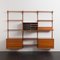 Teak Wall Unit with 2 Dressers by Poul Cadovius for Cado, Denmark, 1960s 6