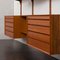 Teak Wall Unit with 2 Dressers by Poul Cadovius for Cado, Denmark, 1960s 10