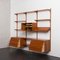 Teak Wall Unit with 2 Dressers by Poul Cadovius for Cado, Denmark, 1960s 5