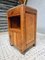 Art Deco Bedside Table or Hallway Cupboard in Oak with Marble Top, 1930s, Image 6