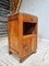 Art Deco Bedside Table or Hallway Cupboard in Oak with Marble Top, 1930s, Image 8