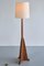 Art Deco Stehlampe aus Eiche & Makassar Ebenholz von Cor Alons, Niederlande, 1930er 4
