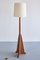 Art Deco Stehlampe aus Eiche & Makassar Ebenholz von Cor Alons, Niederlande, 1930er 3