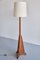 Art Deco Floor Lamp in Oak and Macassar Ebony by Cor Alons, Netherlands, 1930s 5
