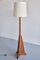 Art Deco Floor Lamp in Oak and Macassar Ebony by Cor Alons, Netherlands, 1930s, Image 5