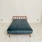 Mid-Century Daybed / Bed in Beech and Velvet, 1950s 4
