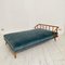 Mid-Century Daybed / Bed in Beech and Velvet, 1950s 7