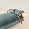 Mid-Century Daybed / Bed in Beech and Velvet, 1950s 3