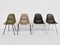 DSX Chairs in Fiberglass by Charles & Ray Eames for Herman Miller, 1960, Set of 4 1