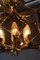 German Brass and Smoke Glass Ceiling Light attributed to Sische Leuchten, 1980e 8