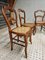 Antique Dining Chairs in Walnut with Webbing, 1890s, Set of 4, Image 7