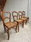 Antique Dining Chairs in Walnut with Webbing, 1890s, Set of 4, Image 10