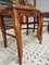 Antique Dining Chairs in Walnut with Webbing, 1890s, Set of 4, Image 11