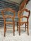 Antique Dining Chairs in Walnut with Webbing, 1890s, Set of 4, Image 3
