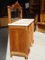 Art Nouveau Buffet in Walnut and Marble with Mirror, 1950s 16