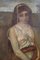 Italienischer Schulkünstler, The Tambourine Girl, 1700er, Öl auf Holz, gerahmt 7
