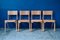 Vintage Scandinavian Stackable Chairs, 1960s, Set of 6, Image 2