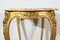 Small End of 19th Century Louis XV Medium Table in Gilded Wood 25