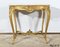 Small End of 19th Century Louis XV Medium Table in Gilded Wood 21
