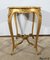 Small End of 19th Century Louis XV Medium Table in Gilded Wood 27