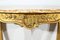 Small End of 19th Century Louis XV Medium Table in Gilded Wood 22