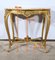 Small End of 19th Century Louis XV Medium Table in Gilded Wood 30