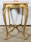 Small End of 19th Century Louis XV Medium Table in Gilded Wood 29