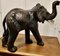 Maquette d'Éléphant Taureau Arts and Crafts en Cuir, 1930s 4