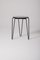 Tabouret Noir par Florence Knoll Bassett 1