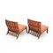 Rattan Armchairs with Cushions, 1970s, Set of 2 5