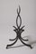 Wrought Iron Andirons by Raymond Subes, Set of 2 5