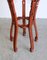 Hand Carved Round Teak Top Plant Stand 8