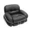 Italian Model Okay Lounge Chairs in Black Leather and Steel by Adriano Piazzesi, Set of 2, Image 3