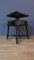 Antique Stool in Oak with Raffia Seat and Cast Iron Frame, 1890s 2