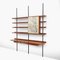 Bookcase with Painting by Aligi Sassu & Osvaldo Borsani for Tecno, 1950s 3