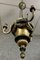 Lámpara de araña vintage con farol dorado, Imagen 6