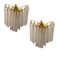 Murano Glass Prism Sconces by Paolo Venini for Novaresi, 1980s, Set of 2, Image 1