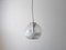 Vintage Glass Hanging Light from Sothis, 1970s 6
